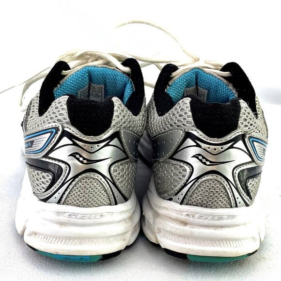 Saucony Cohesion 6 Athletic Running Training Shoes Women Sz 10 Gray Blue - Picture 3 of 7